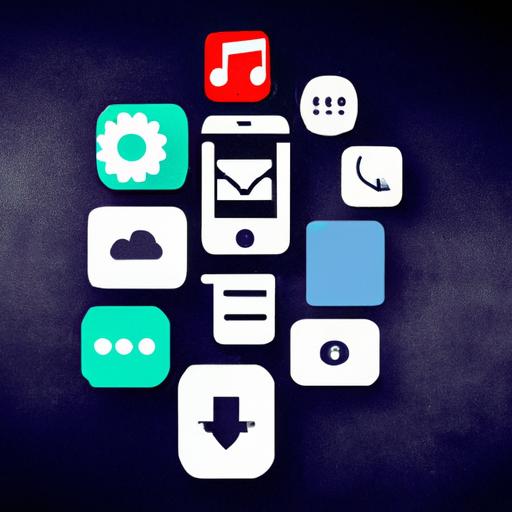 Black aesthetic app icons messages