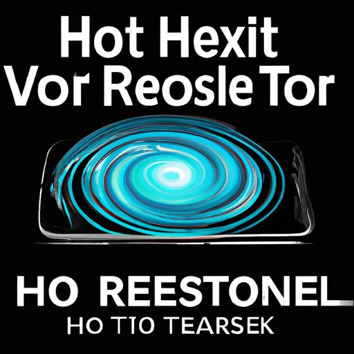How to hard reset a vortex phone